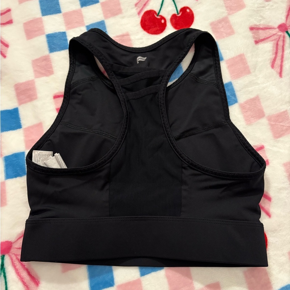 Black Fabletics Sports Bra